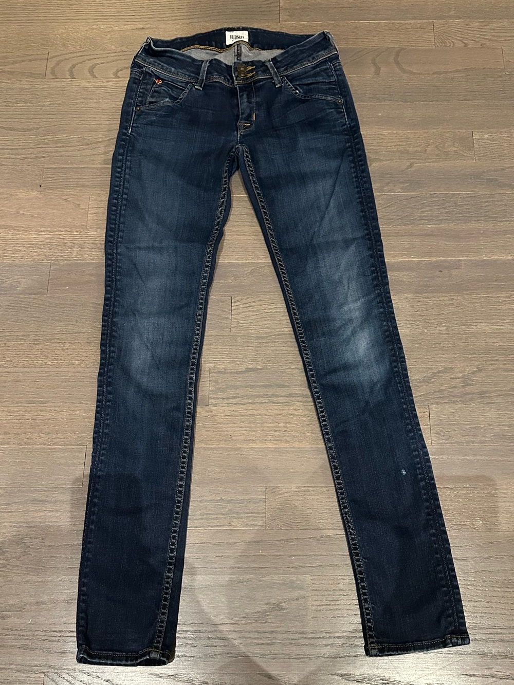 Hudson Jeans Collin Skinny Super Stretch Women's Dark Blue Skinny Jeans